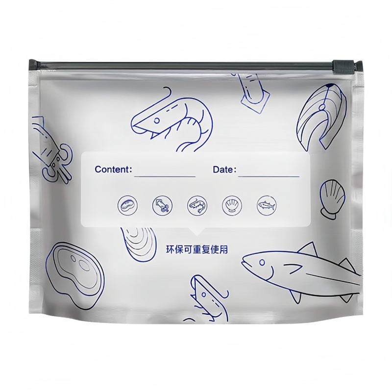 Aluminum Foil Food Preservation Bag Household Refrigerator Refrigeration Anti-Odor Thickeneded Sealed Bag Food Preservation Special Freezer Bag - Image 5